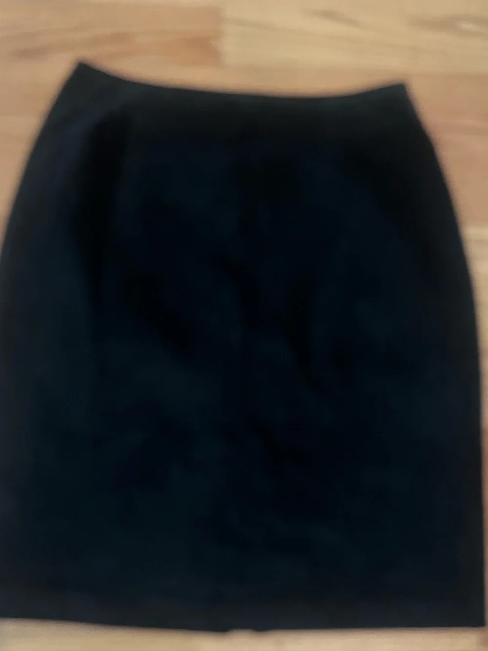 Vintage Danier Black Genuine Leather Skirt Made in Canada Size 6
